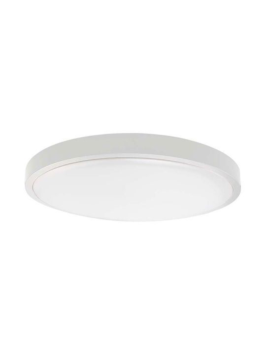 V-TAC Outdoor Ceiling Flush Mount with Integrated LED in White Color 76181