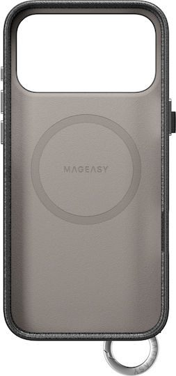 Mageasy Brieftasche Schwarz (iPhone 17 Pro Max)