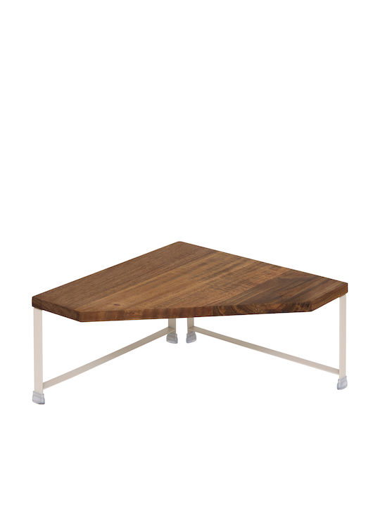 5Five Επιτραπέζια Βάση Μεταλλική 30x30x15εκ. Καφέ