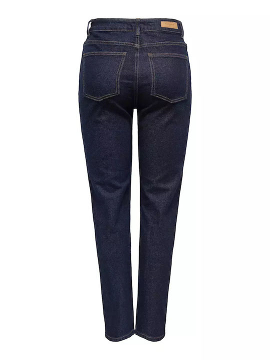 Hw Γυναικείο Jean Παντελόνι Dark Blue Denim