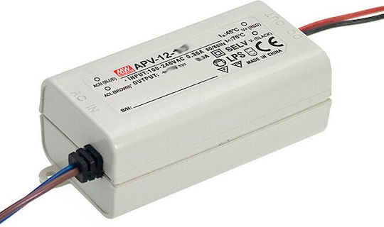 Mean Well Apv LED Захранване IP42 Мощност 12W с Изходно Напрежение 24V