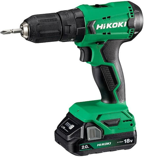 Hikoki DV18DAWCZ Κρουστικό Δραπανοκατσάβιδο Μπαταρίας 18V 2x2Ah