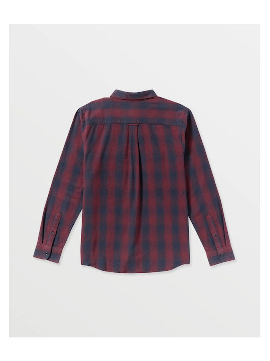 Shadowstone Langärmlig Flanell Hemd Geprüft Navy