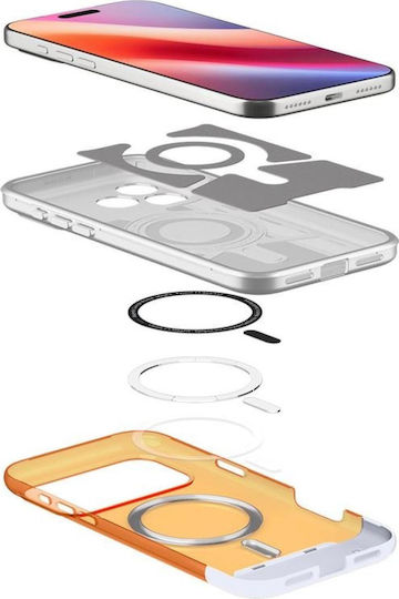 Spigen Classic C1 Задна корица Пластмаса / Силикон Оранжев (iPhone 17 Pro)