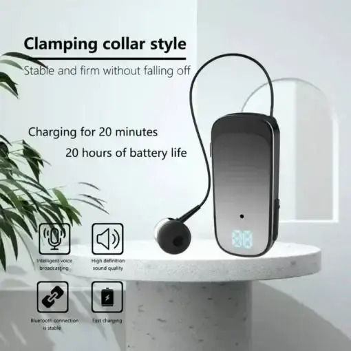 Takemore TM-K65 In-ear Bluetooth Handsfree Ακουστικό Μαύρο