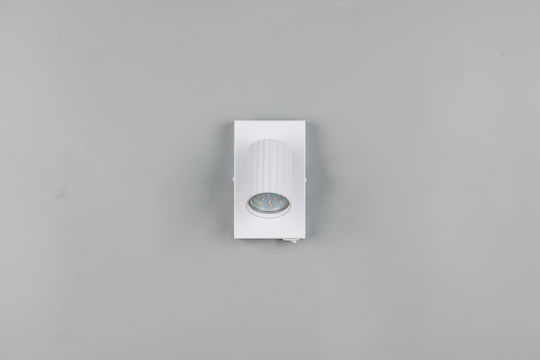 Trio Lighting Soka Single Spot with Socket GU10 in White Color