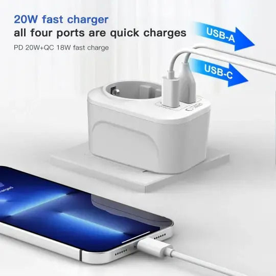 Tech-Protect Steckdosenadapter