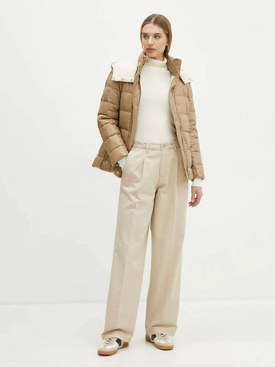 Dama Tesatura Pantaloni Ecru