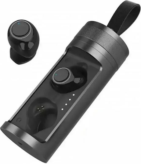 Andowl Q8 In-ear Bluetooth Handsfree Earphones with Charging Case Black