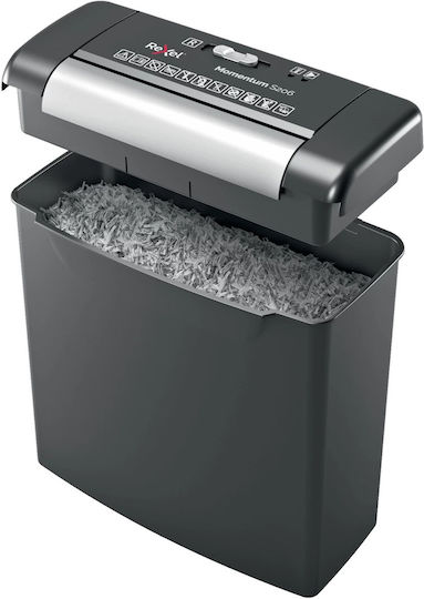 Rexel Momentum S206 Strip Cut 6-Sheet Paper Shredder