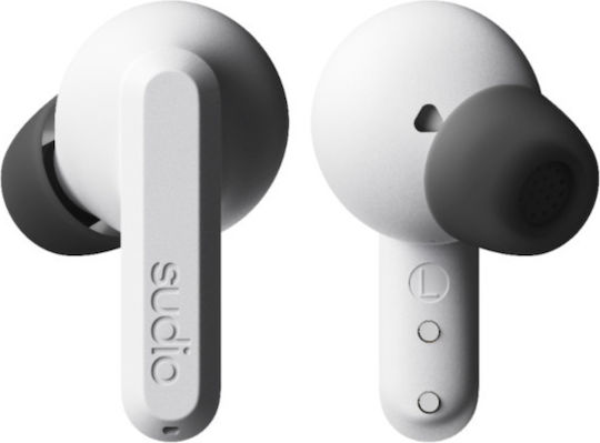 Sudio A3 Pro In-ear Bluetooth Handsfree Earphones with Sweat Resistance and Charging Case White