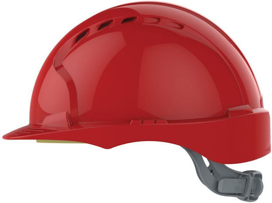 JSP Evo3 Cască Șantier de construcții Roșu