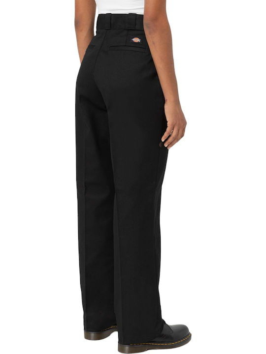 Women's Fabric Trousers Black