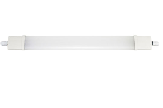 Adeleq Лампа За Монтаж На Стена Led Водоустойчива Овална Pc Разтегателна 120см 36w 230v 6000k Ip65 Бяла 3-121200