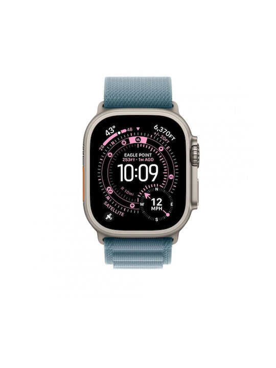 Apple Alpine Loop Armband Light Blue (Apple Watch 44/45/46mm/Ultra 49mm) Apple Alpine Loop Armband Light Blue (Apple Watch 44/45/46mm/Ultra 49mm)