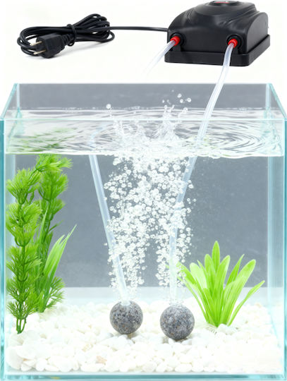 Aquarium Air Pump Double Outlet 5w 4l/min Xl-2187a