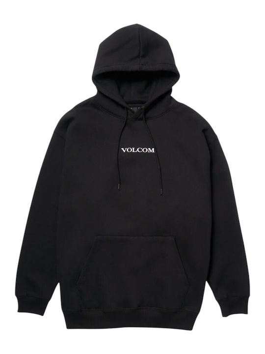 Sweatshirt With Hood Black