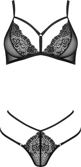 Set Lenjerie Sp Sinon Negru