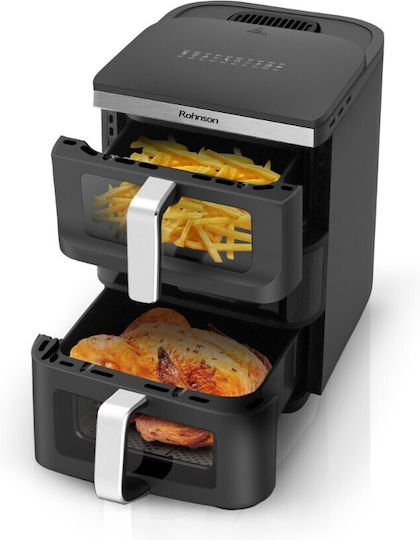 Rohnson Air Fryer with Double Detachable Bucket 10lt R-2892