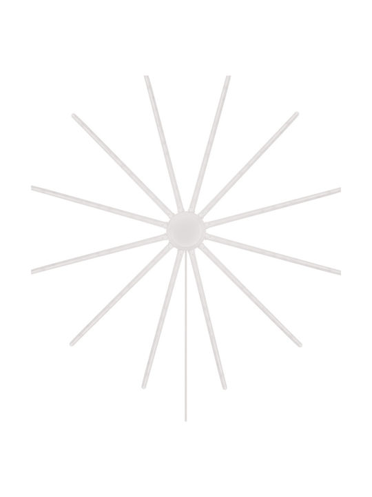 Rebel Plastic Illuminated Christmas Decorative Star 59.5x59.5x59.5cm