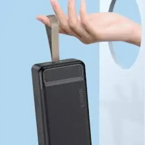 Awei P7K Power Bank 30000mAh με 2 Θύρες USB-A και Θύρα USB-C Μαύρο