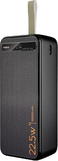 Moxom MX-PB158 Power Bank 50000mAh with 2 USB-A Ports and USB-C Port Power Delivery Black