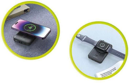 Mobile Origin PB9 MagSafe Power Bank 10000mAh 20W με Θύρα USB-C Power Delivery Μαύρο