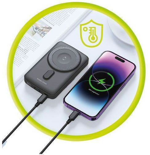 Mobile Origin PB9 MagSafe Power Bank 10000mAh 20W με Θύρα USB-C Power Delivery Μαύρο