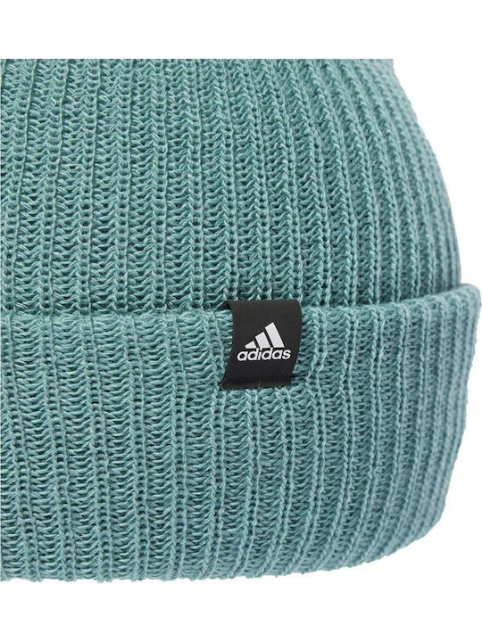 Classic Beanie Γυναικείος Σκούφος Πλεκτός σε Τιρκουάζ χρώμα