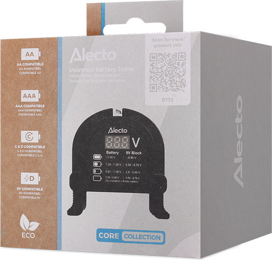 Alecto Btt2 Universal Digital Battery Tester