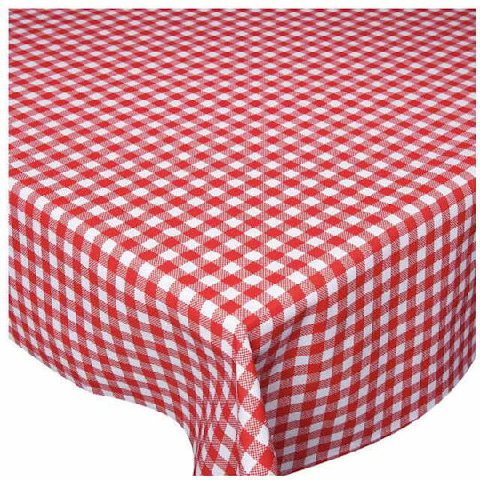 Τραπεζομάντηλο Αλέκιαστο White/red 90x140εκ.
