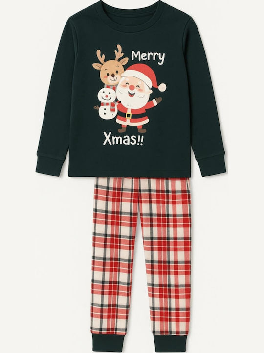 Little Unicorn Winter Damen Pyjama-Set Green