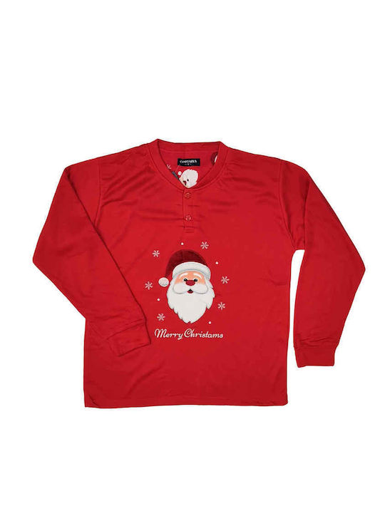 Lovelx Homewear Χειμερινό Γυναικείο Σετ Πιτζάμας Κόκκινο
