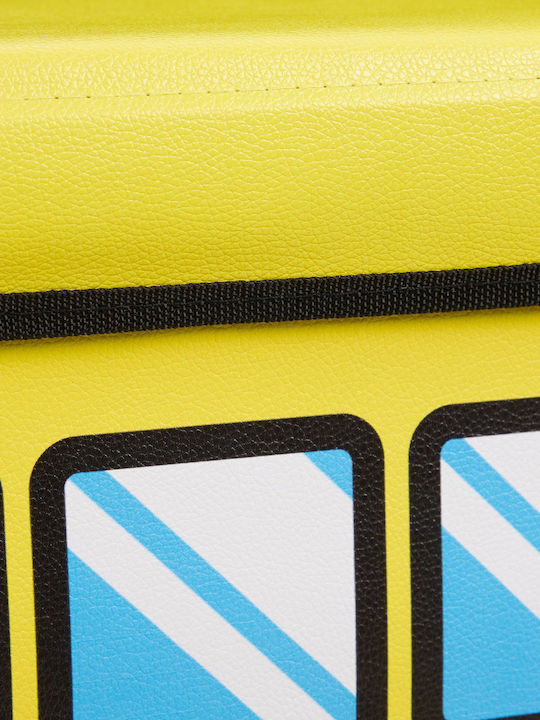 Relaxdays Children's Storage Box made of Fabric Yellow 27x40x25cm 1pcs