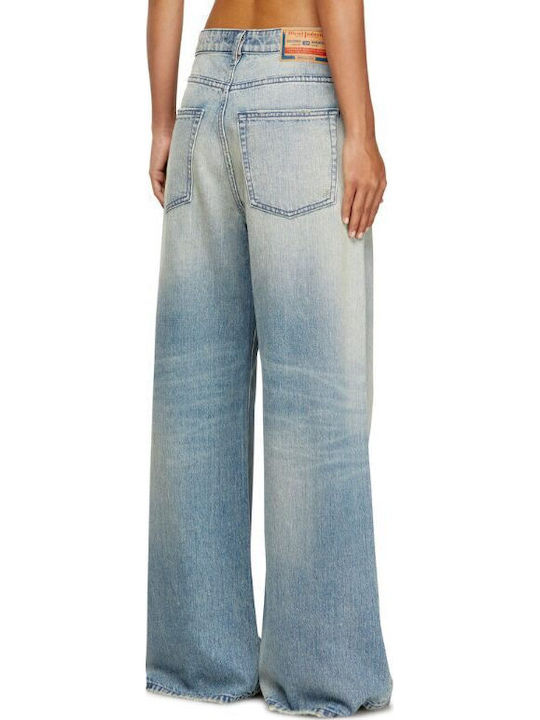 Women's Jean Trousers in Relaxed Fit Light Aged Denim