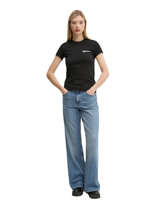 Talie joasă Blugi de damă cu croială relaxată Jean Blue A1W100351BM
