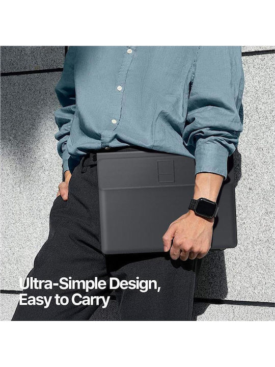 Dux Ducis AirQ Калъф за Лаптоп 16" с USB Порт в Черен Цвят