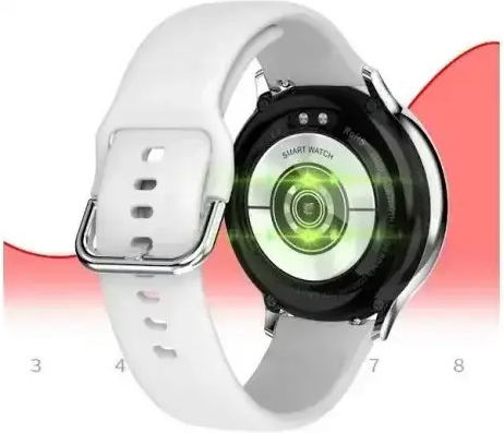 Andowl X2 44mm Smartwatch με Παλμογράφο (Μαύρο)