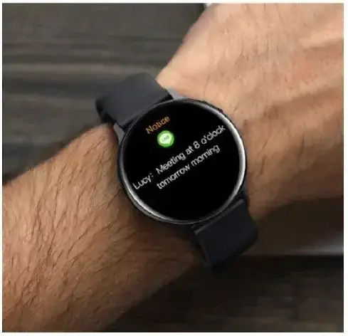 Andowl X2 44mm Smartwatch με Παλμογράφο (Μαύρο)