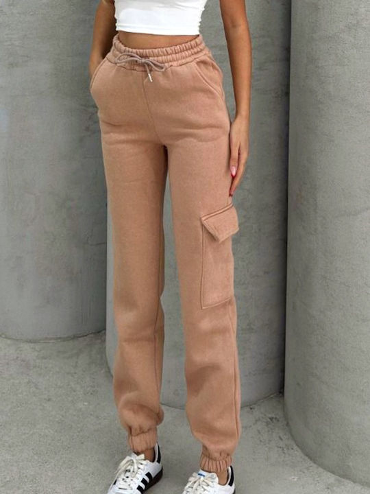 Sweatpants Fleece Beige