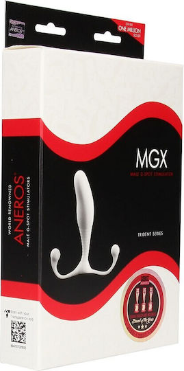Aneros MGX Trident Series MGX Prostate Massager Анална тапа Бял 10см