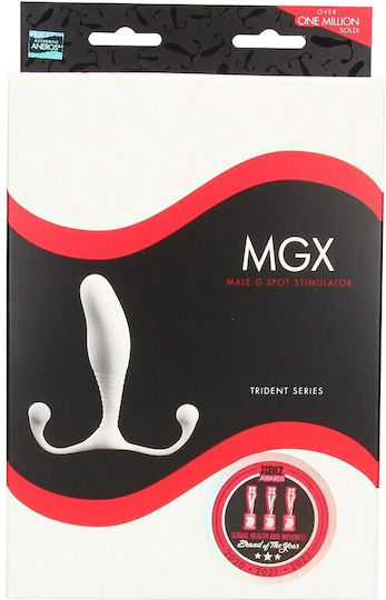 Aneros MGX Trident Series MGX Prostate Massager Анална тапа Бял 10см