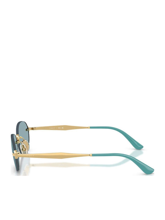 Vogue Unisex Ochelari de soare cu Auriu Cadru și Aur Lentilă VO4342S 280/80