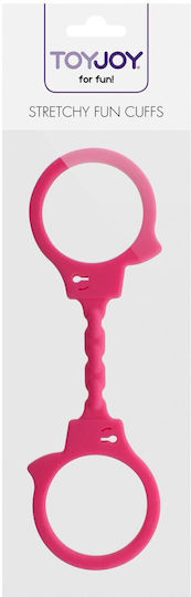 ToyJoy Stretchy Fun Cuffs Χειροπέδες σε Ροζ Χρώμα
