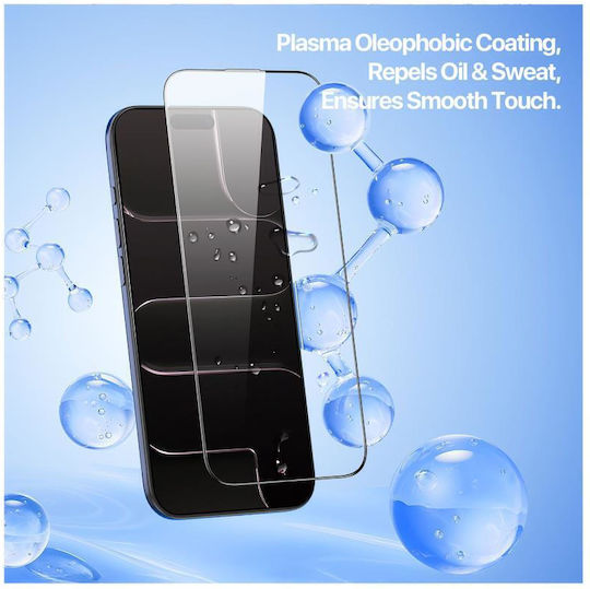 Dux Ducis 2.5D Full Face Tempered Glass Μαύρο (iPhone Air)