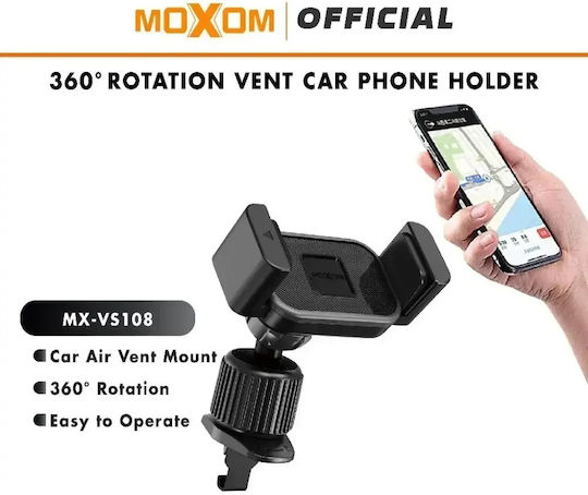 Moxom Car Mobile Mount with Adjustable Hooks Black