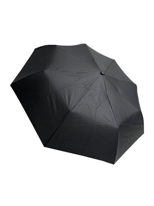 Kevin West Windproof Umbrella Compact Black