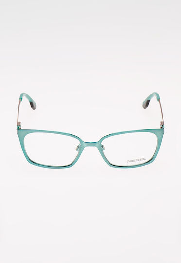 Diesel Rame Ochelari Pentru Femei Din Acetat Turcoaz DL5082-093