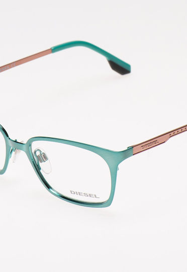 Diesel Rame Ochelari Pentru Femei Din Acetat Turcoaz DL5082-093