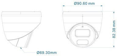 Longse TP1BTHC500FKERC CCTV Κάμερα Παρακολούθησης Full HD+ 5MP Αδιάβροχη με Μικρόφωνο και Φακό 2.8mm